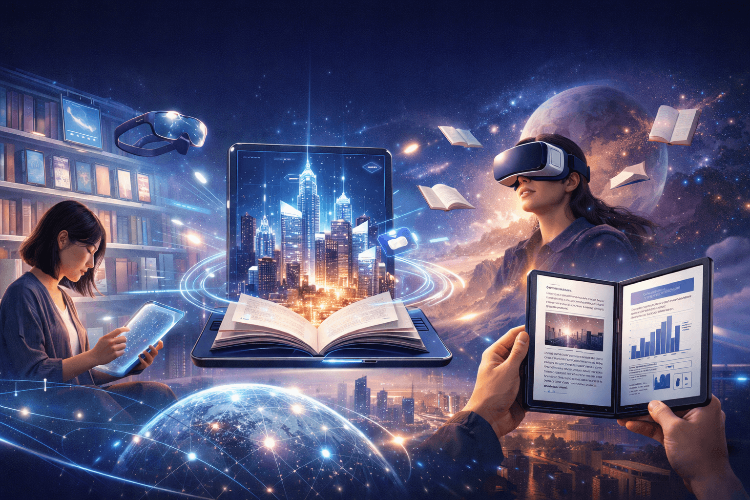 未来の電子書籍市場を予測する - 読書体験の新たな潮流