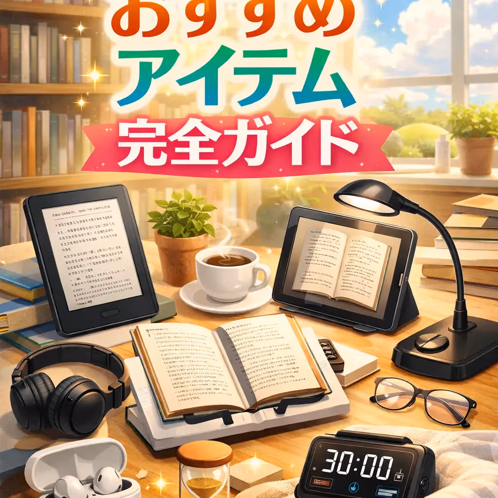 読書体験を向上させるおすすめアイテム完全ガイド